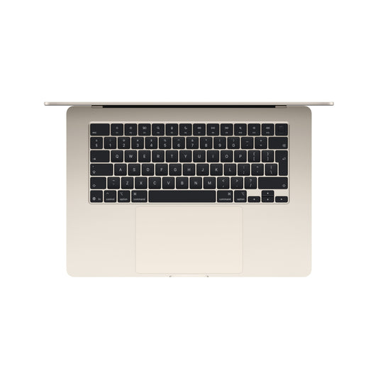 MacBook Air 15", Apple M5 čip, 10jádrové CPU, 10jádrové GPU, 24 GB, 512GB SSD, INT - hvězdně bílá