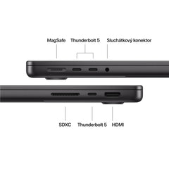 MacBook Pro 14", Apple M5 Max čip, 18jádrové CPU, 40jádrové GPU, 48 GB, 2TB SSD, CZ - vesmírně černá - iSTYLE.cz