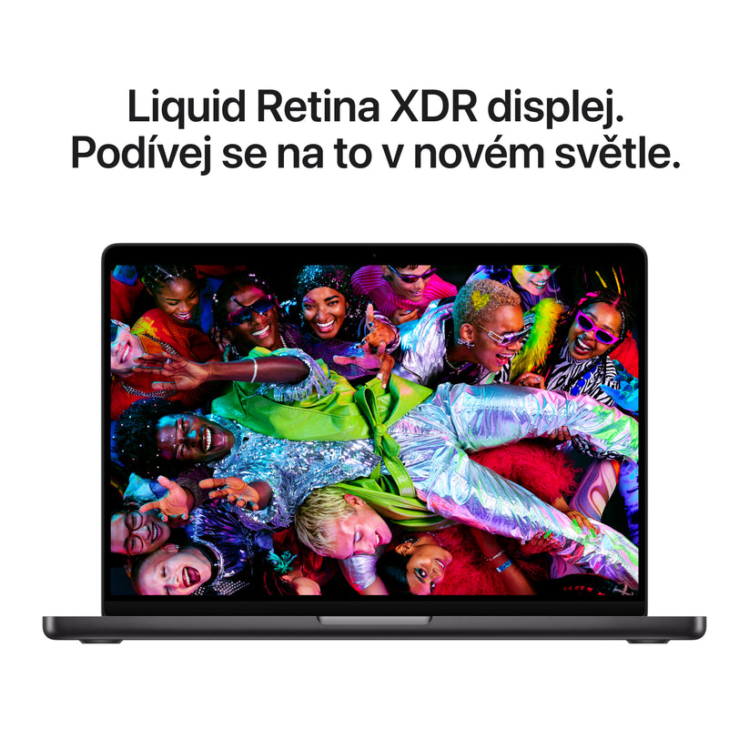 MacBook Pro 14,2”, Apple M5 čip, 10jádrové CPU, 10jádrové GPU, 24GB, 1TB SSD, CZ - vesmírně černý (renovovaný) - iSTYLE.cz