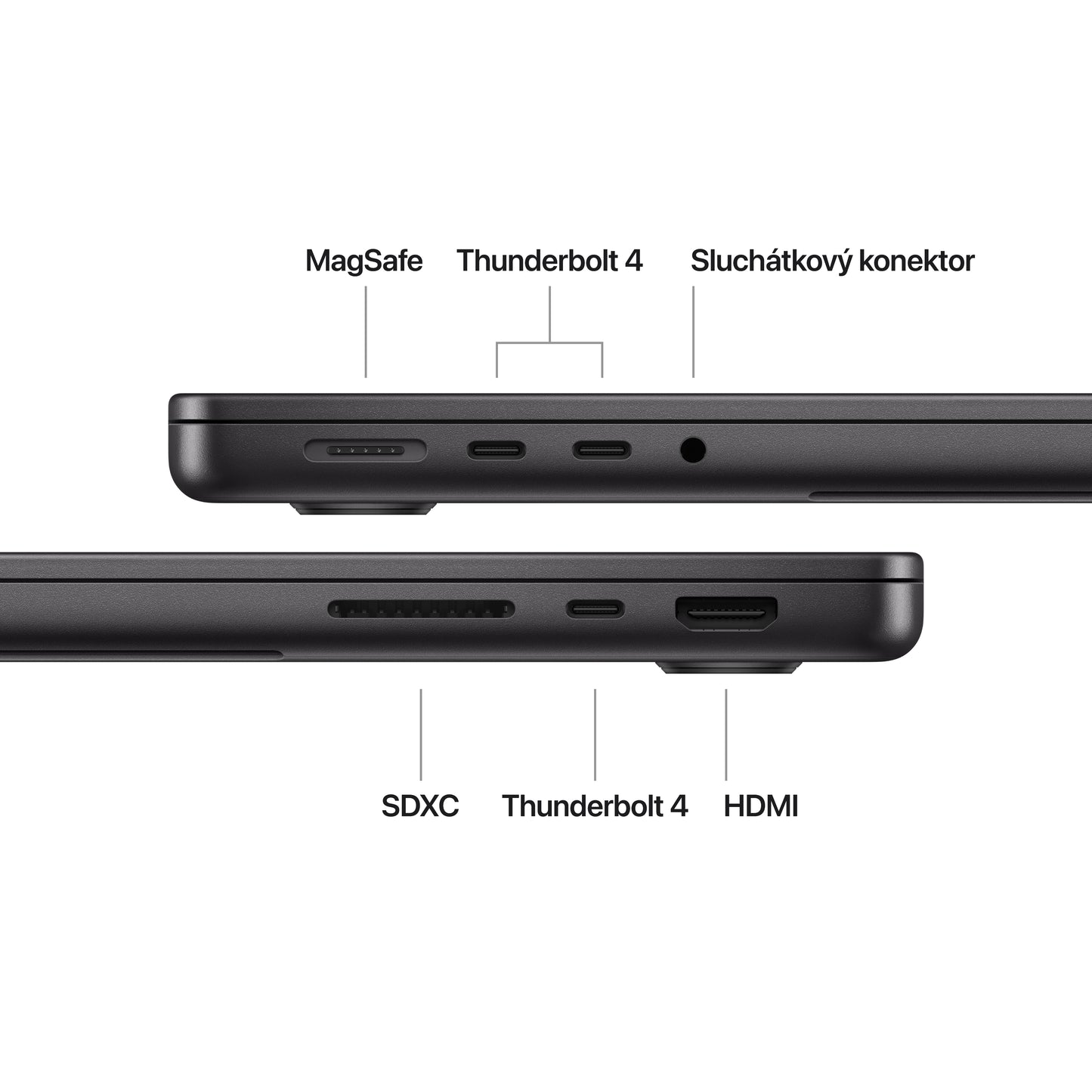 MacBook Pro 14,2", Apple M4 10jádrové CPU, 10jádrové GPU, 16GB, 1TB SSD, CZ - vesmírně černý (otevřený) - iSTYLE.cz