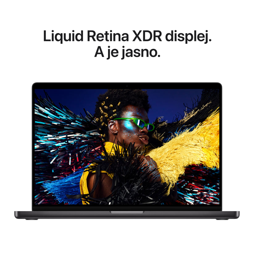 MacBook Pro 16", Apple M5 Pro čip, 18jádrové CPU, 20jádrové GPU, 48 GB, 2TB SSD, CZ - vesmírně černá - iSTYLE.cz