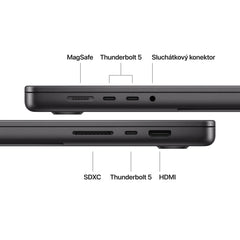 MacBook Pro 16,2", Apple M5 Max 18jádrové CPU, 40jádrové GPU, 48GB, 2TB SSD – vesmírně černý - iSTYLE.cz