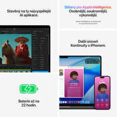 MacBook Pro 16,2", Apple M5 Max 18jádrové CPU, 32jádrové GPU, 36GB, 2TB SSD – vesmírně černý