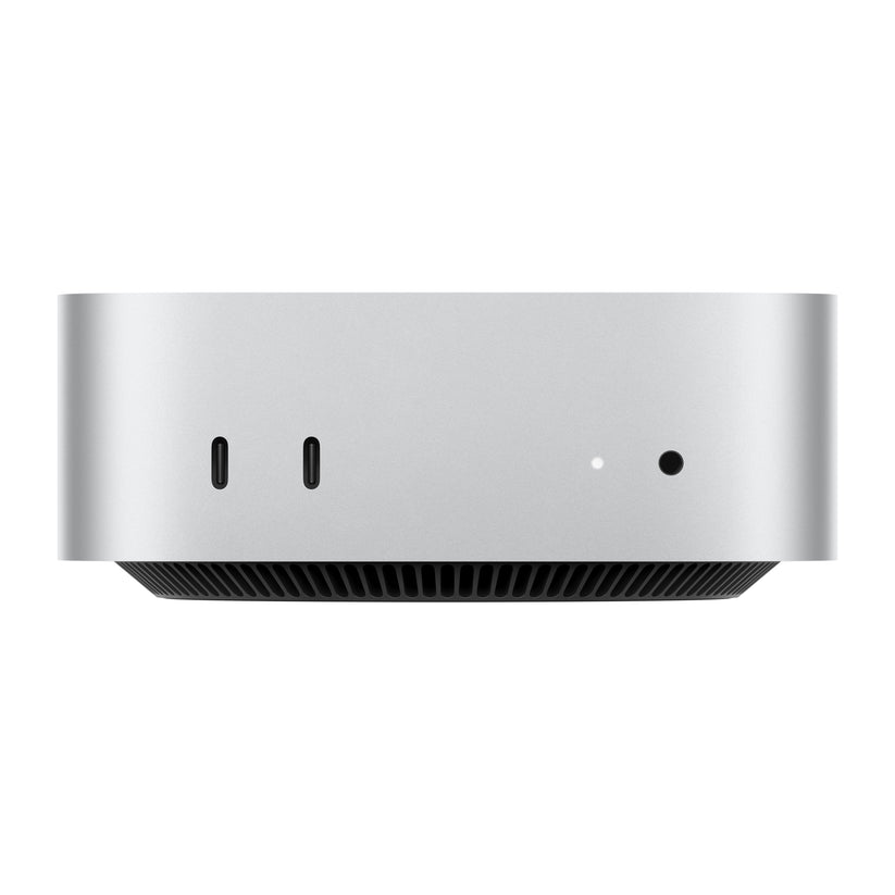 Mac mini, Apple M4 10jádrové CPU, 10jádrové GPU, 16GB, 256GB SSD - stříbrný