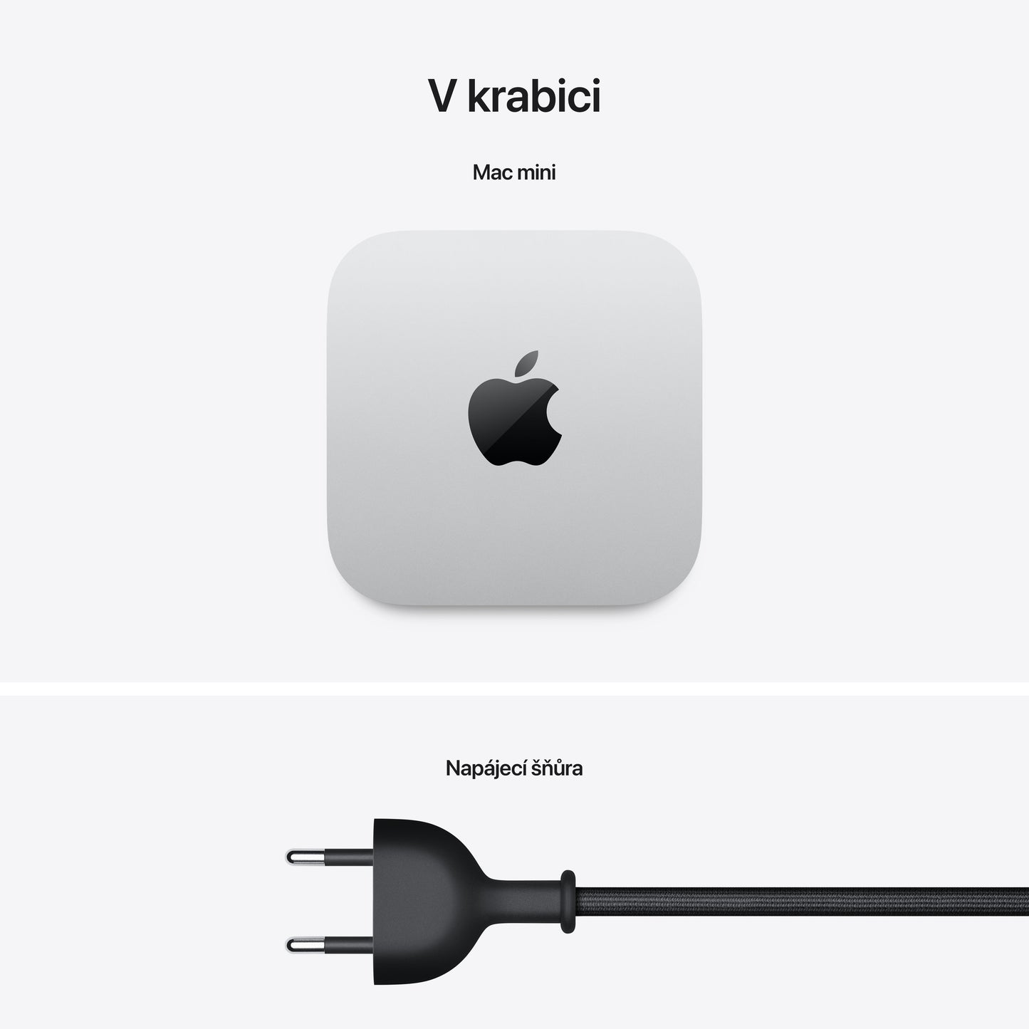 Mac mini, Apple M4 10jádrové CPU, 10jádrové GPU, 16GB, 512GB SSD - stříbrný (otevřený) - iSTYLE.cz