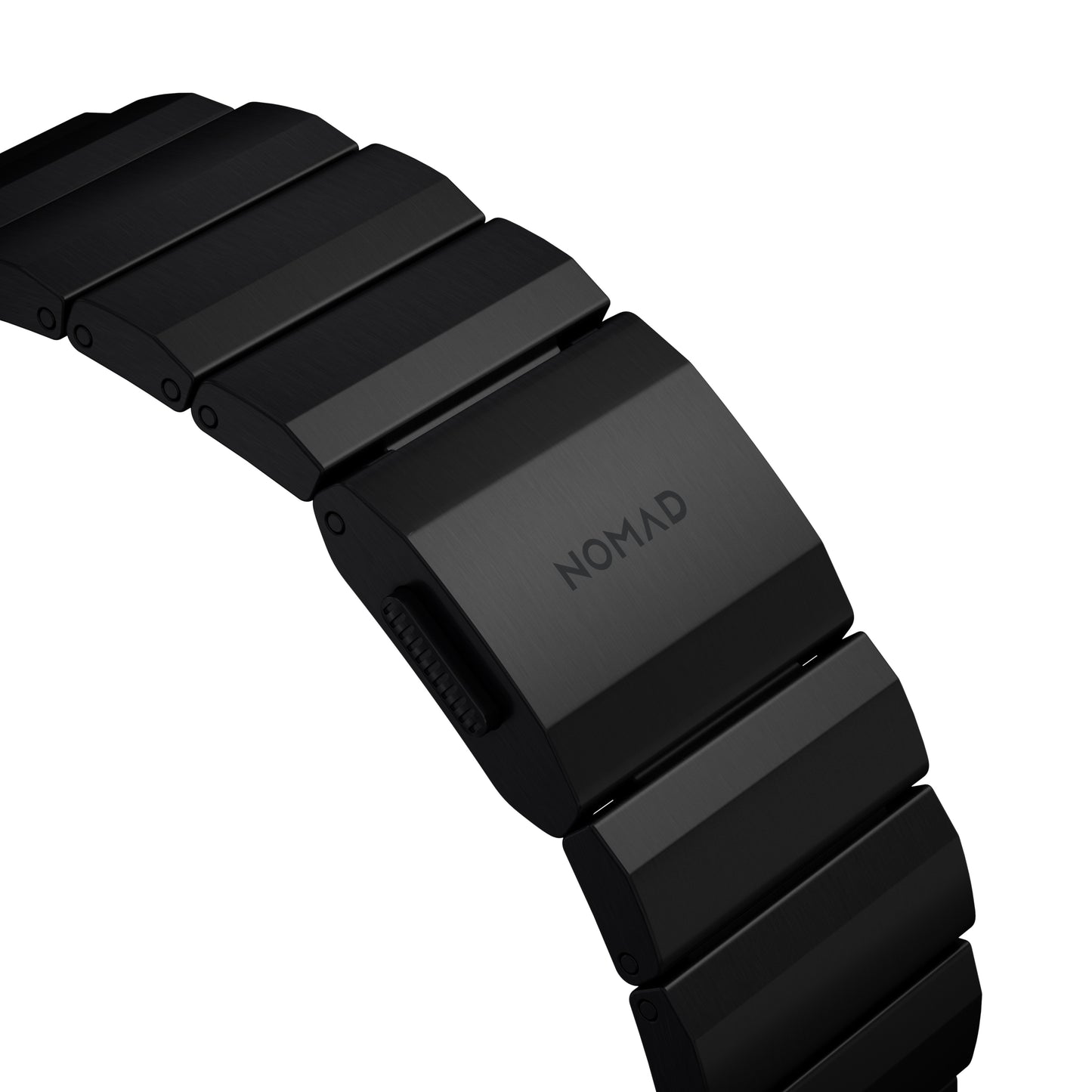 Řemínek pro Apple Watch 45/46/49 mm Nomad Titanium Band V2 - černý