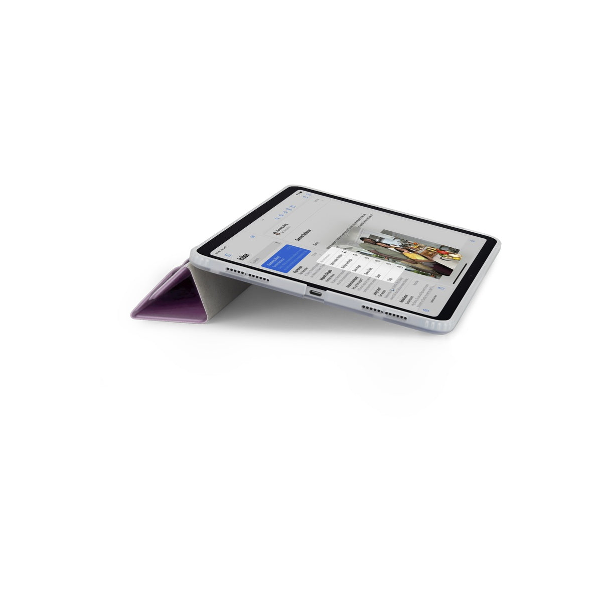 Pouzdro pro iPad (A16/22) Pipetto Origami No1 Original Case - fialové