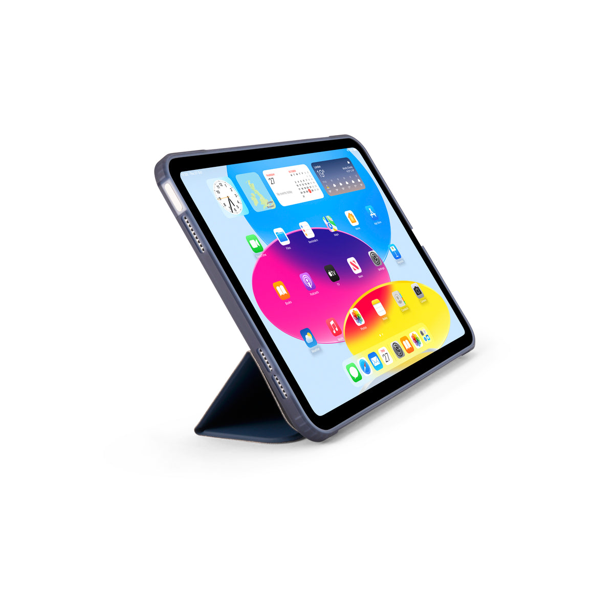 Pouzdro pro iPad 10.9" (2022) Pipetto Origami No1 Original Case - tmavě modré - iSTYLE.cz