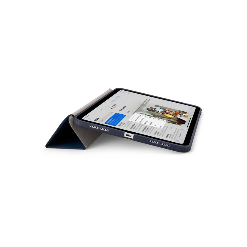 Pouzdro pro iPad 10.9" (2022) Pipetto Origami No1 Original Case - tmavě modré - iSTYLE.cz