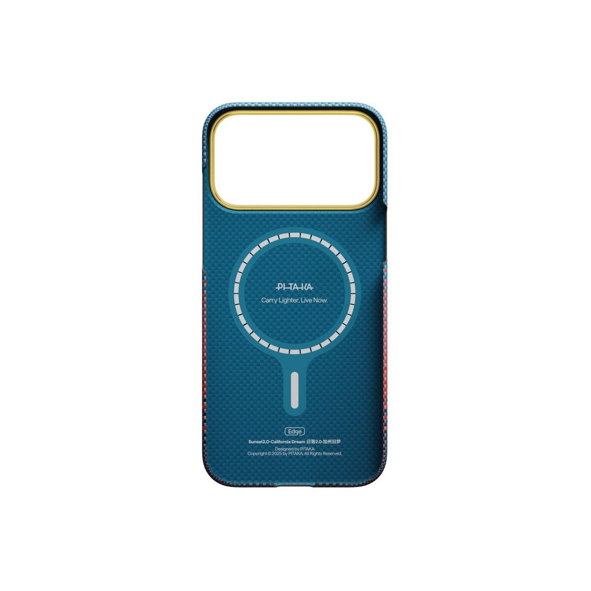 Kryt pro iPhone 17 Pro Pitaka Edge Case California Dream Sunset