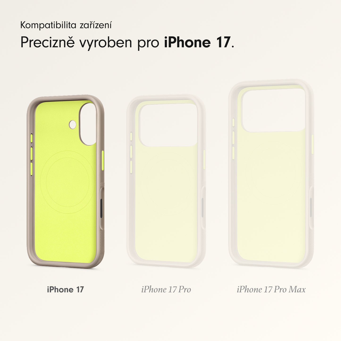 Odolný kryt pro iPhone 17 s Beats MagSafe a ovladačem fotoaparátu - alpsky šedý - iSTYLE CZ
