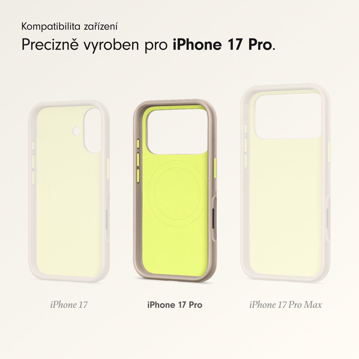 Odolný kryt pro iPhone 17 Pro Beats s MagSafe a ovladačem fotoaparátu - alpsky šedý - iSTYLE CZ