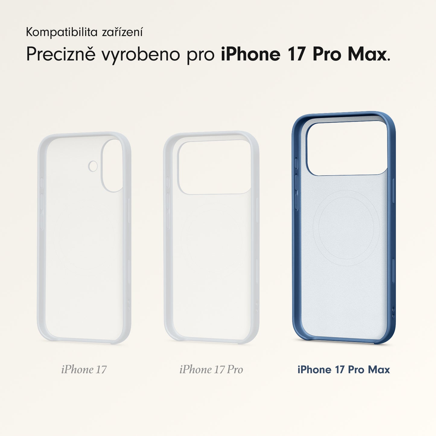 Kryt se stojánkem pro iPhone 17 Pro Max Beats s MagSafe a ovladačem fotoaparátu - hlubinně modrý - iSTYLE CZ