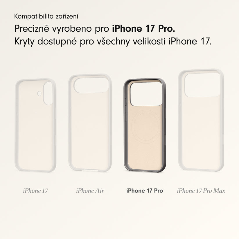 Kryt pro iPhone 17 Pro s MagSafe a ovladačem fotoaparátu - granitově šedý - iSTYLE CZ