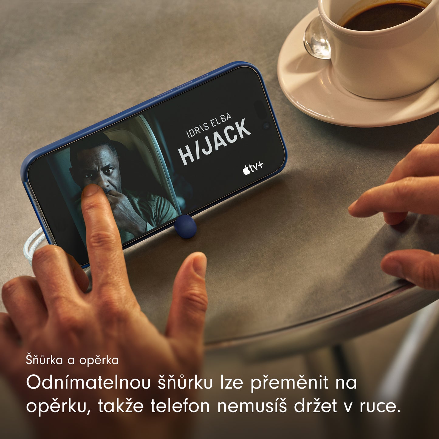 Kryt se stojánkem pro iPhone 17 Pro Max Beats s MagSafe a ovladačem fotoaparátu - hlubinně modrý - iSTYLE CZ