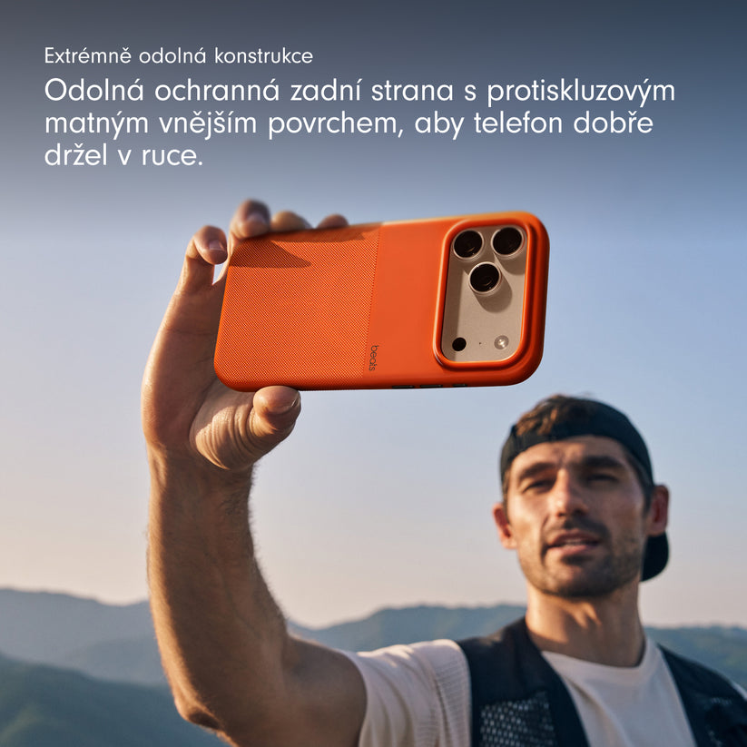 Odolný kryt iPhone 17 Pro Max Beats s MagSafe a ovladačem fotoaparátu - sierra oranžový - iSTYLE CZ