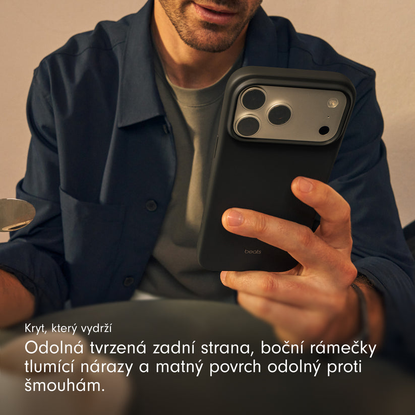 Kryt pro iPhone 17 Pro Max Beats s MagSafe a ovladačem fotoaparátu - granitově šedý - iSTYLE CZ