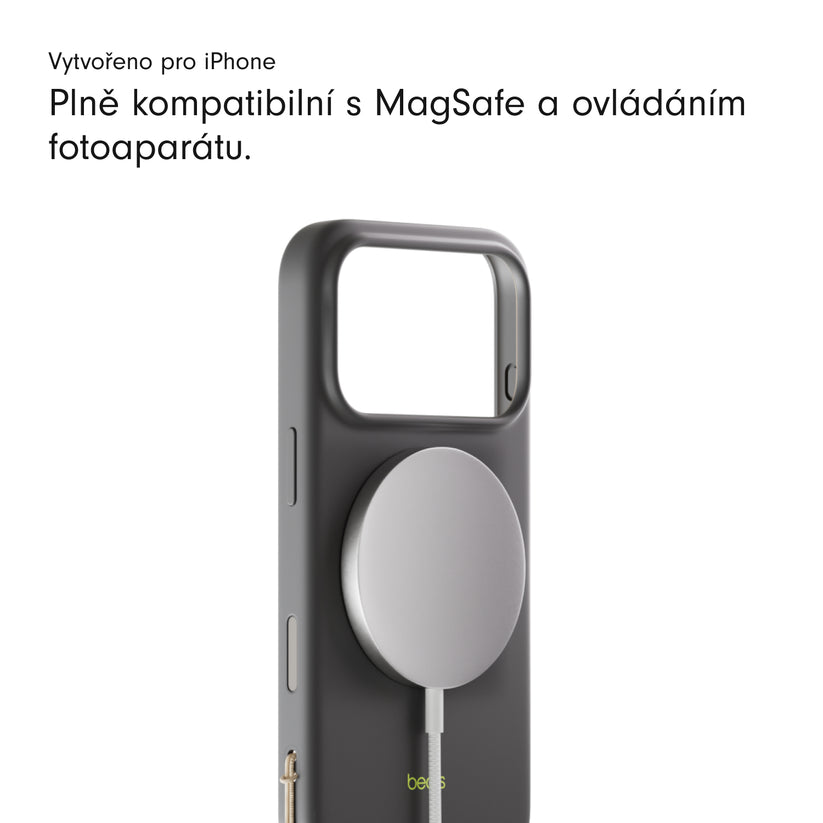 Kryt se stojánkem pro iPhone 17 Pro Max Beats s MagSafe a ovladačem fotoaparátu - granitově šedý - iSTYLE CZ