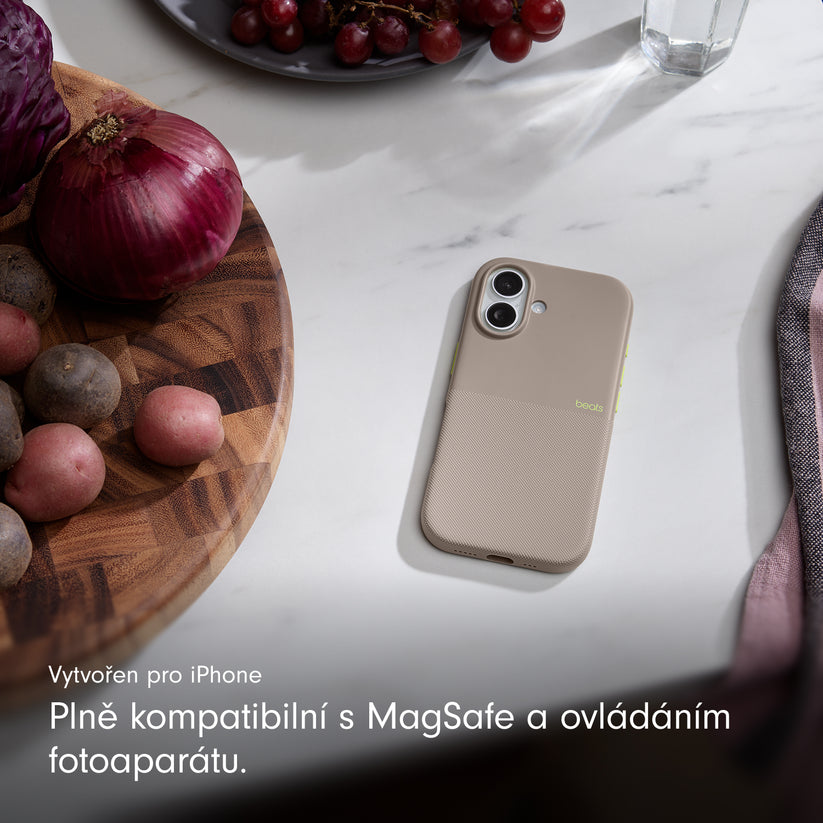 Odolný kryt pro iPhone 17 s Beats MagSafe a ovladačem fotoaparátu - alpsky šedý - iSTYLE CZ