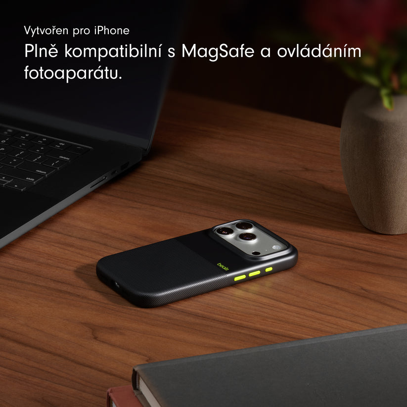 Odolný kryt pro iPhone 17 Beats Pro s MagSafe a ovladačem fotoaparátu - everest černý - iSTYLE CZ