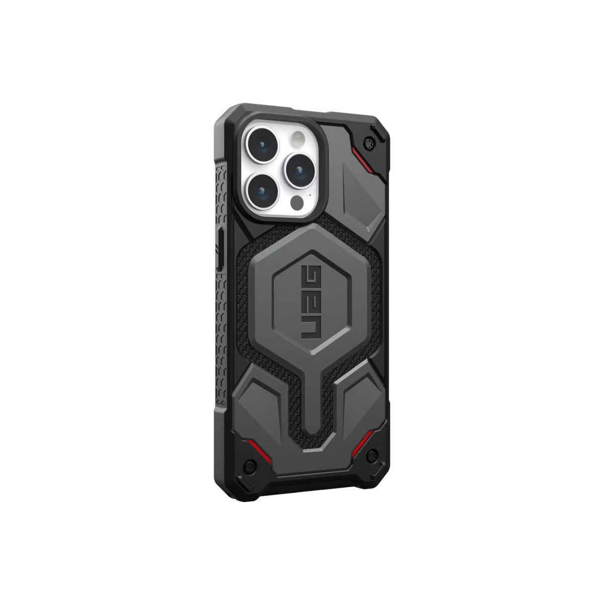 Extra odolný kryt s MagSafe pro iPhone 15 Pro Max UAG Monarch Pro Kevlar - černý