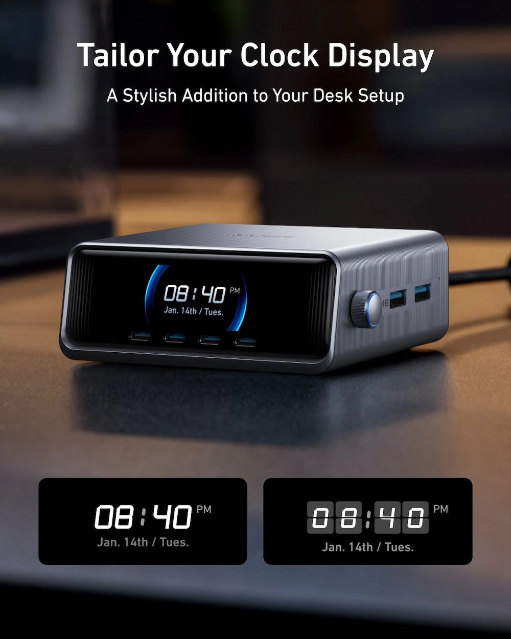 250W stolní GaN nabíječka Anker Prime Charger