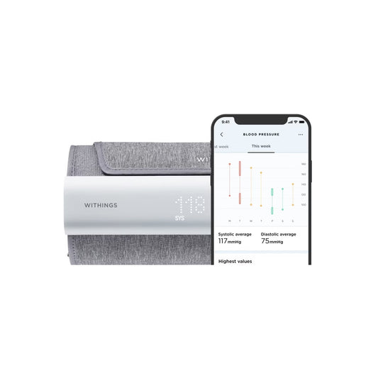 Chytrý tlakoměr s digitálním stetoskopem Withings BPM Core Bundle včetně cestovního pouzdra