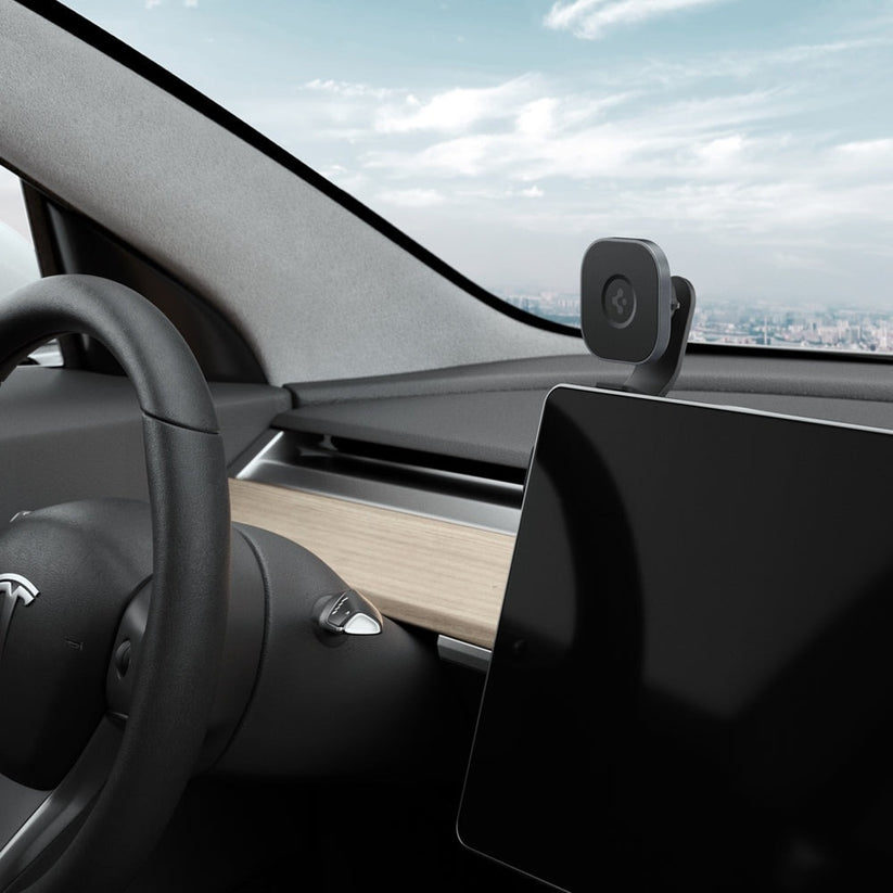 MagSafe držák Spigen Tesla OneTap MagSafe Car Mount Holder - černý - iSTYLE CZ