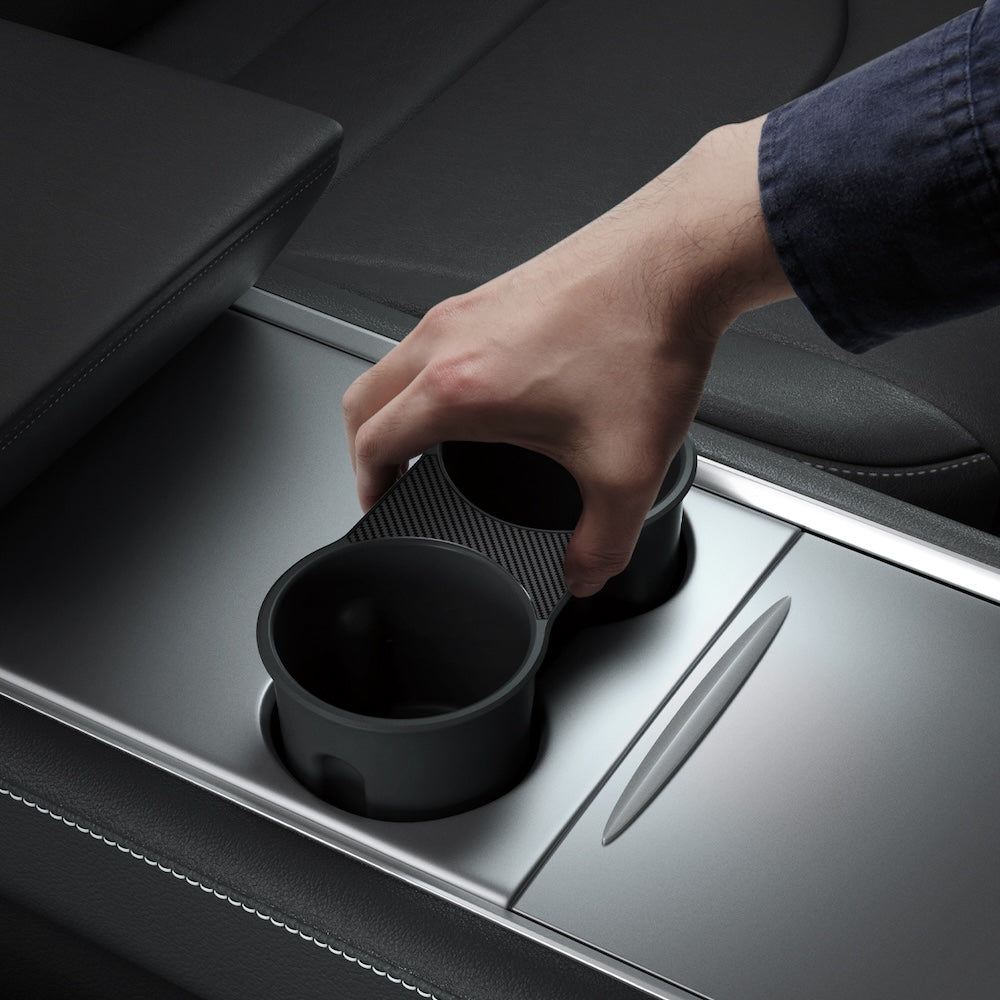 Držák nápojů Spigen Tesla Center Console Cup Holder Insert - černý - iSTYLE CZ