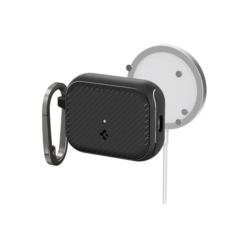 Obal pro AirPods Pro 2. gen Spigen Mag Armor s MagSafe - černý - iSTYLE CZ