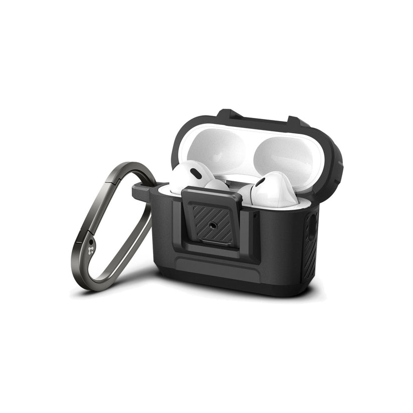 Obal pro AirPods Pro 2. gen Spigen Lock Fit - černý - iSTYLE CZ