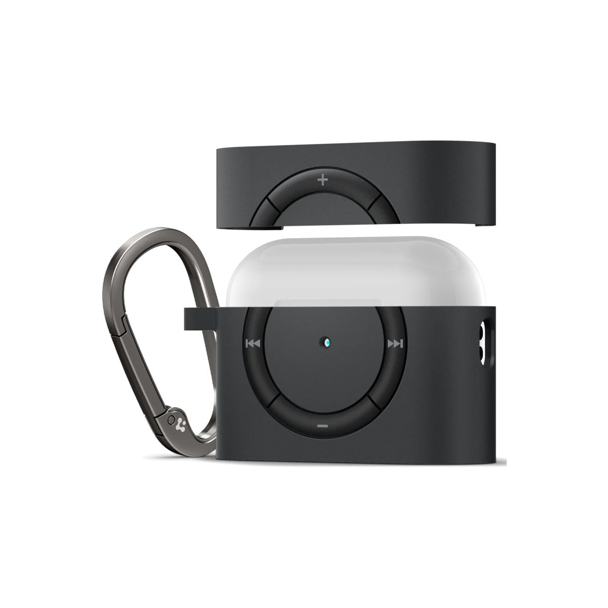 Obal pro AirPods Pro 2. gen Spigen Classic Shuffle - šedý - iSTYLE CZ