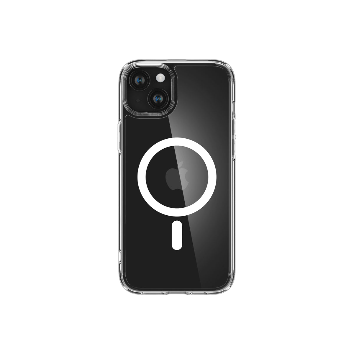 Kryt pro iPhone 15 Plus Spigen Crystal Hybrid MagSafe - bílý - iSTYLE CZ