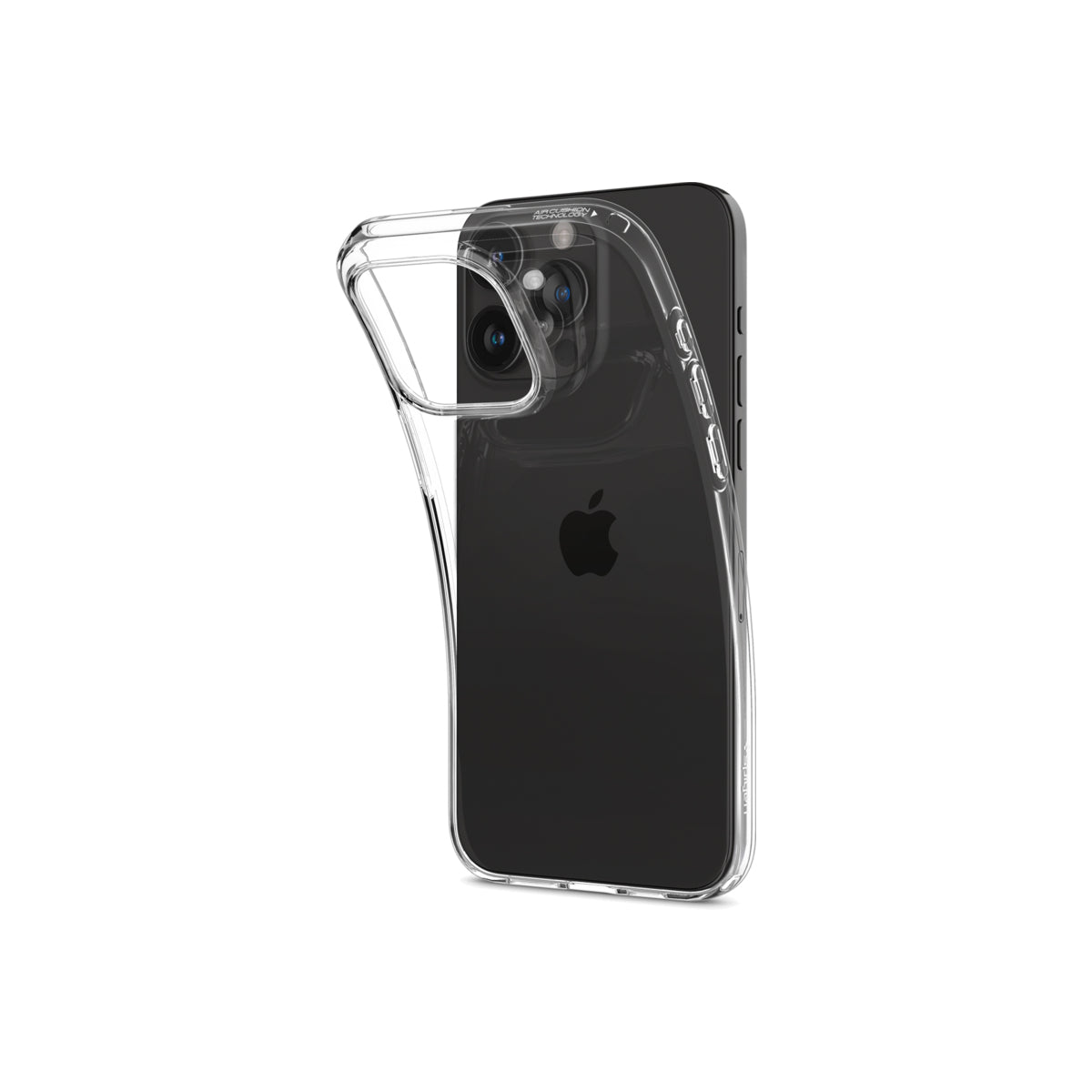 Kryt pro iPhone 15 Pro Spigen Crystal Flex - černý - iSTYLE CZ