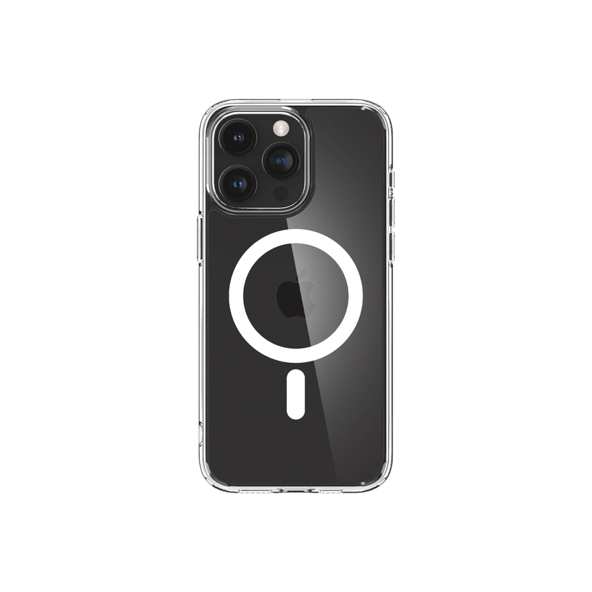 Kryt pro iPhone 15 Pro Spigen Crystal Hybrid MagSafe - bílý - iSTYLE CZ