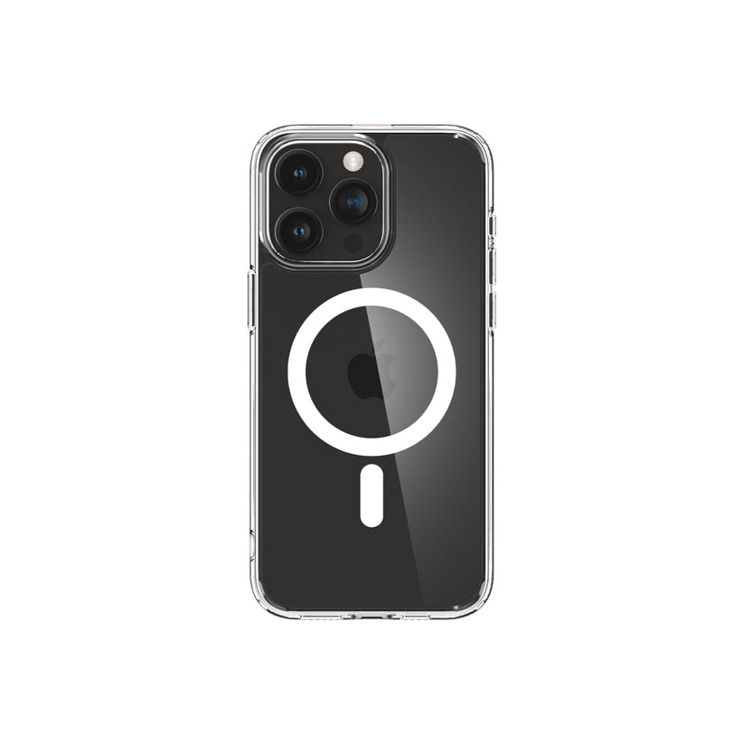Kryt pro iPhone 15 Pro Spigen Crystal Hybrid MagSafe - bílý - iSTYLE CZ