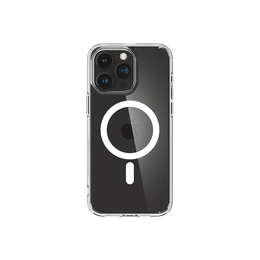 Kryt pro iPhone 15 Pro Spigen Crystal Hybrid MagSafe - bílý - iSTYLE CZ