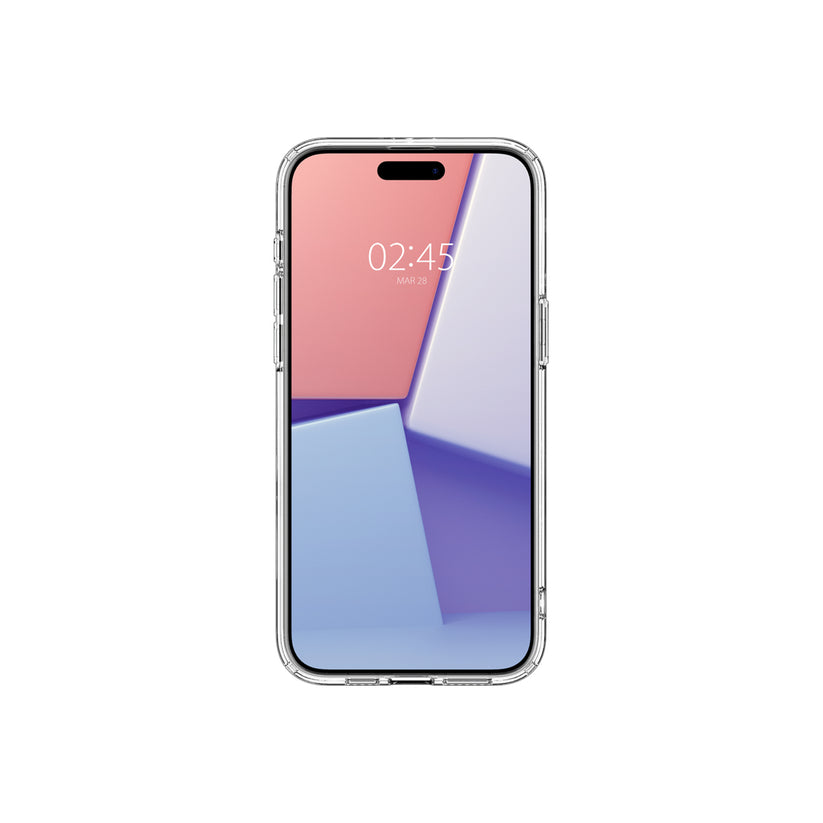 Kryt pro iPhone 15 Pro Spigen Crystal Hybrid MagSafe - bílý - iSTYLE CZ