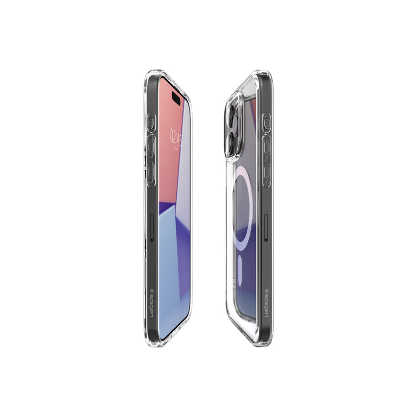 Kryt pro iPhone 15 Pro Spigen Crystal Hybrid MagSafe - bílý - iSTYLE CZ