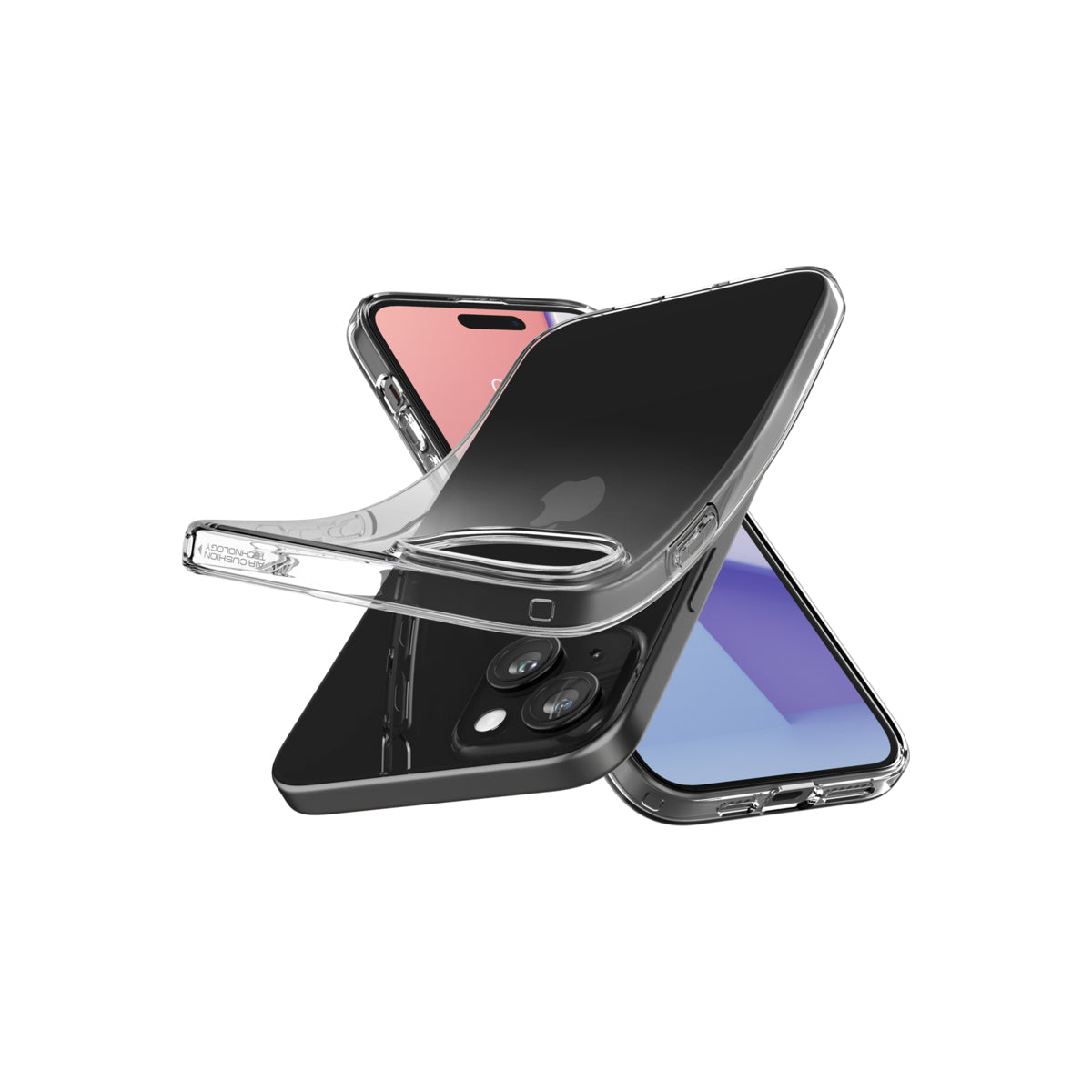 Kryt pro iPhone 15 Spigen Crystal Flex - černý - iSTYLE CZ
