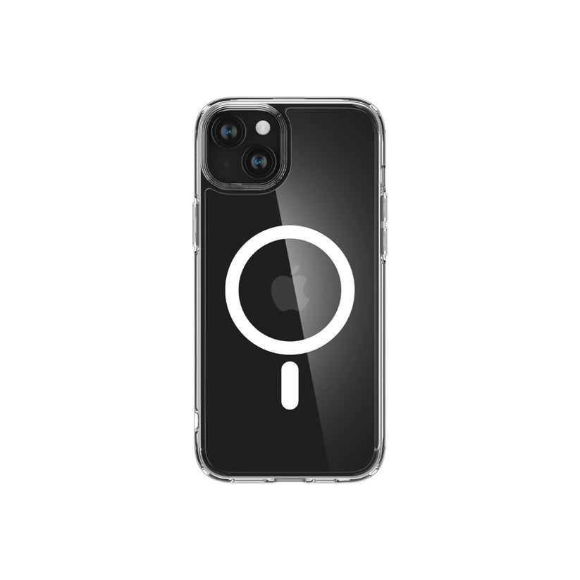 Kryt pro iPhone 15 Spigen Crystal Hybrid MagSafe - bílý - iSTYLE CZ