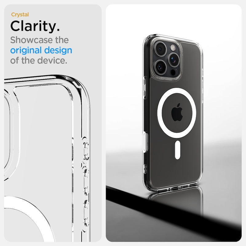 MagSafe kryt pro iPhone 16 Pro Max Spigen Ultra Hybrid T-series - bílý - iSTYLE CZ