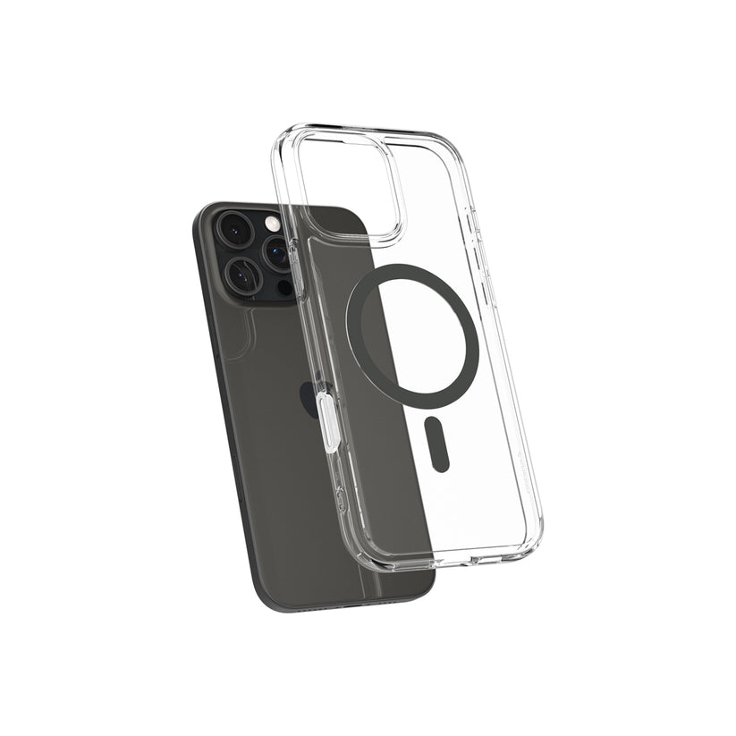 MagSafe kryt pro iPhone 16 Pro Max Spigen Ultra Hybrid T-series - šedý - iSTYLE CZ