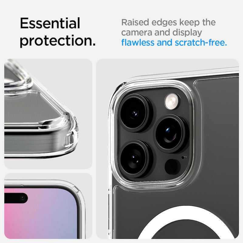 MagSafe kryt pro iPhone 16 Pro Spigen Ultra Hybrid T-series - bílý - iSTYLE CZ