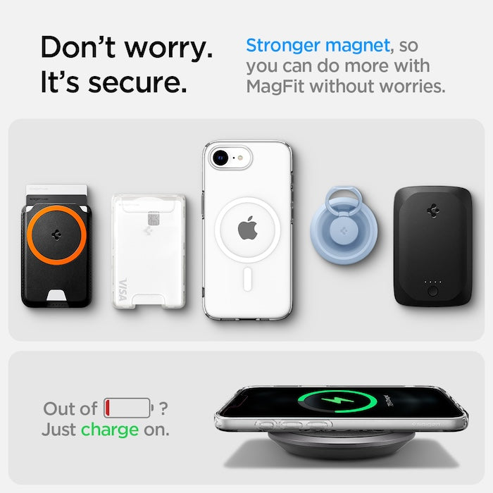 MagSafe kryt pro iPhone 16e Spigen Crystal Flex - průhledný - iSTYLE CZ
