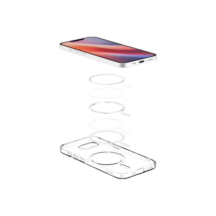 MagSafe kryt pro iPhone 16e Spigen Crystal Flex - průhledný - iSTYLE CZ