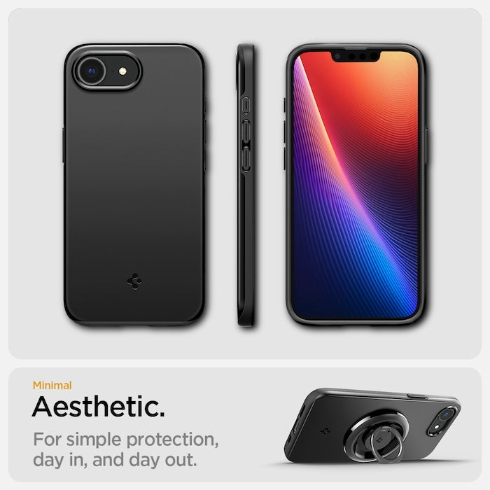 MagSafe kryt pro iPhone 16e Spigen Thin Fit - černý - iSTYLE CZ