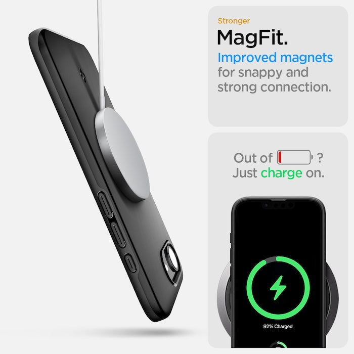 MagSafe kryt pro iPhone 16e Spigen Thin Fit - černý - iSTYLE CZ