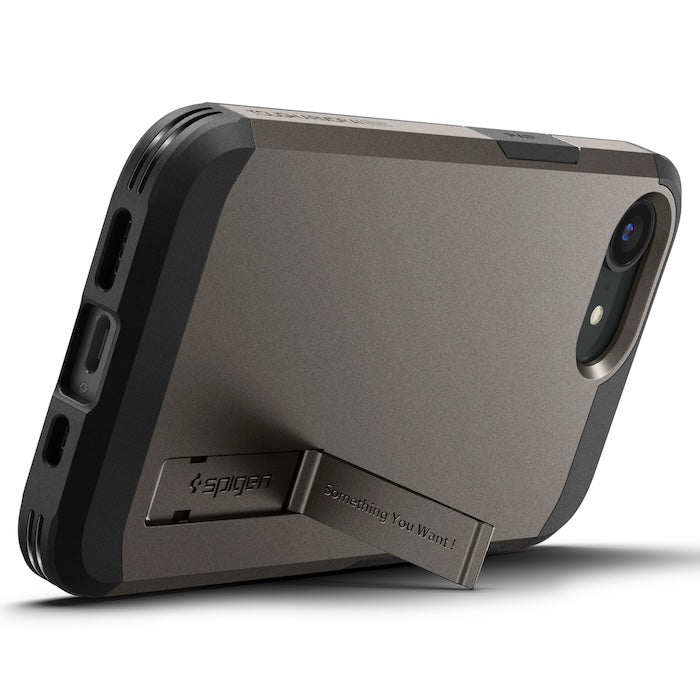 MagSafe kryt pro iPhone 16e Spigen Tough Armor - šedý - iSTYLE CZ