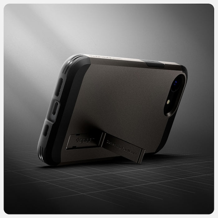 MagSafe kryt pro iPhone 16e Spigen Tough Armor - šedý - iSTYLE CZ